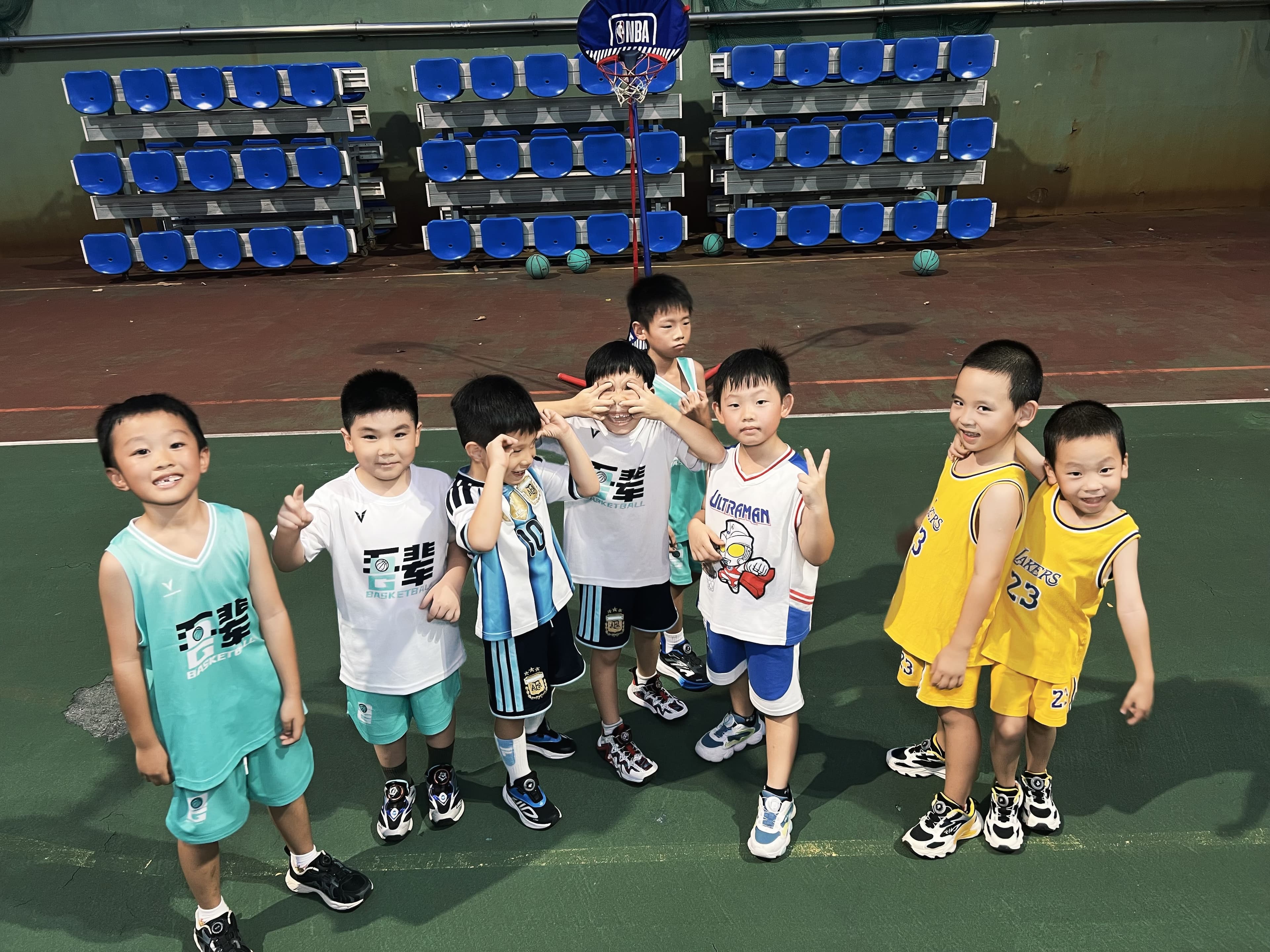 Indoor training group