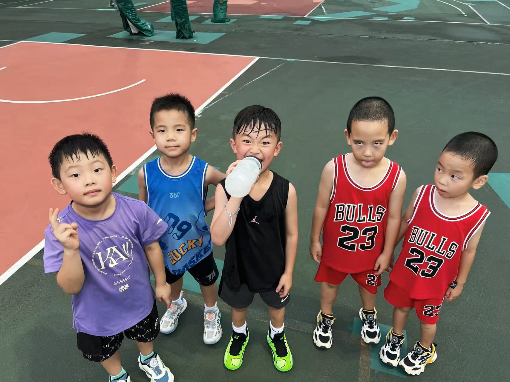 Young players in jerseys